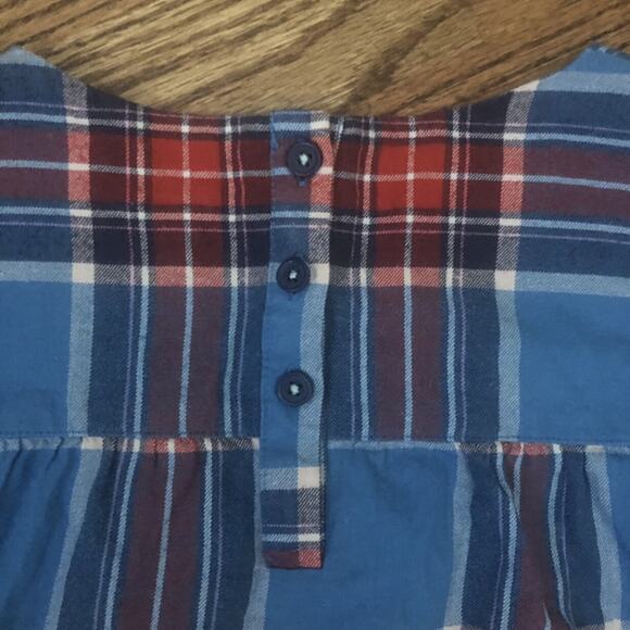Boden (5|6y) Plaid Sequin Top - Picture 7 of 8